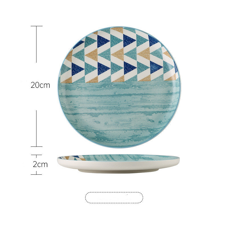 Blue Isla Ceramic Tableware Collection