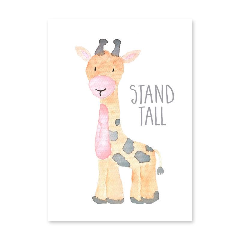 Abstract Baby Animals Collection of Oil Painting on Canvas - Divine Heart L.A.