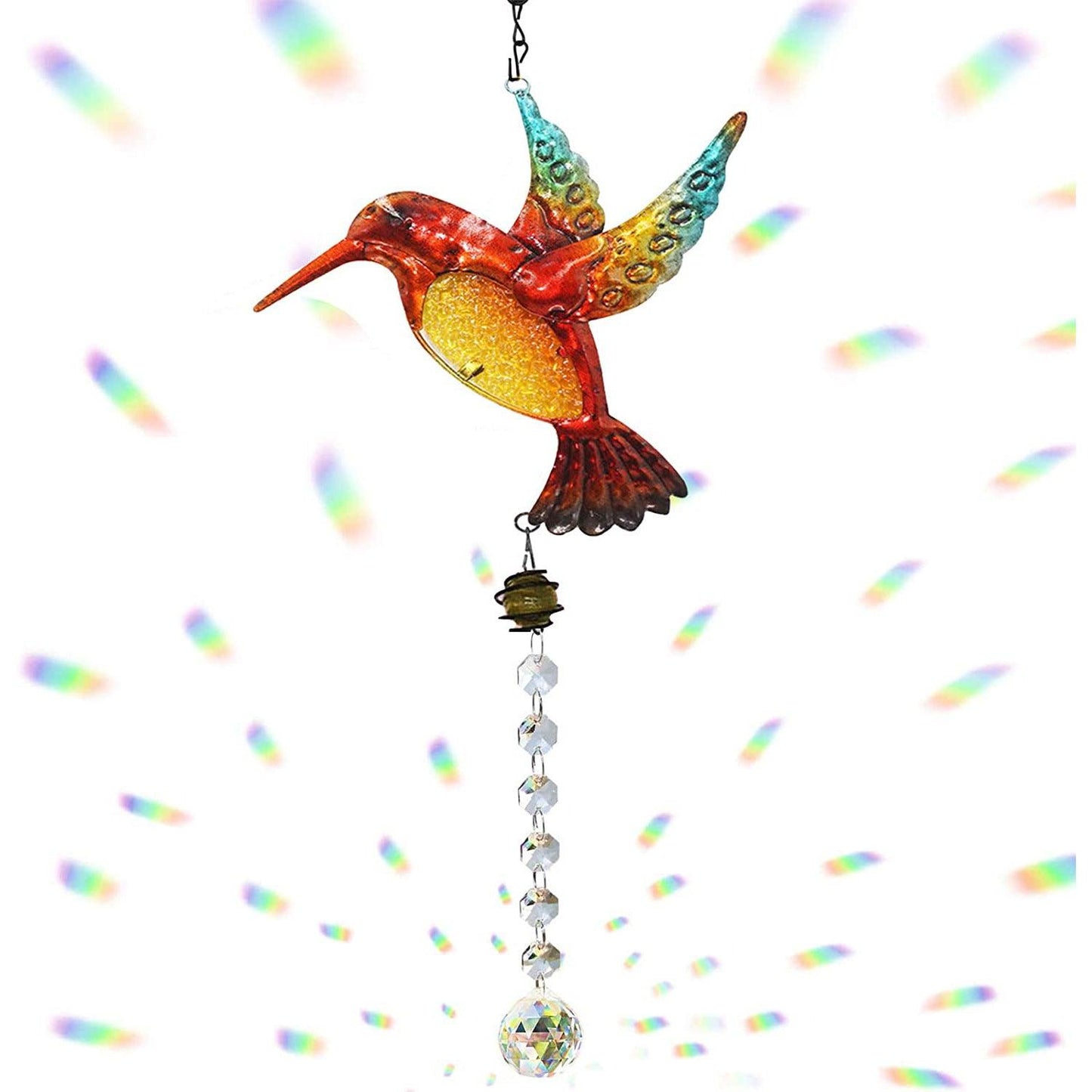 Beauty of the Hummingbird Hanging Crystal Suncatcher - Divine Heart L.A.