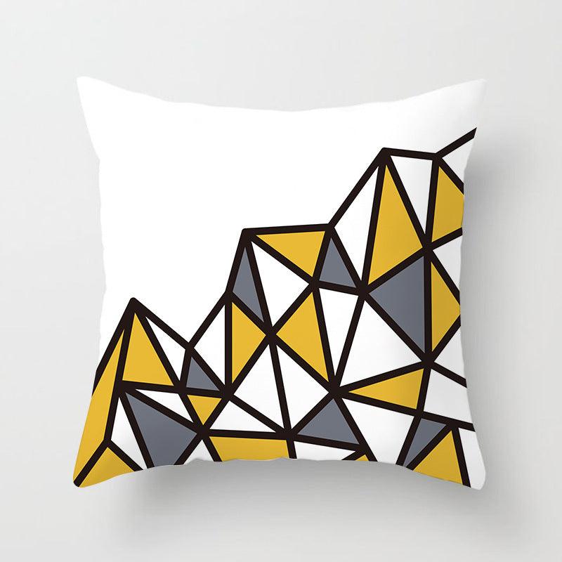 Mr Zebra Geometric Throw Pillow - Divine Heart L.A.