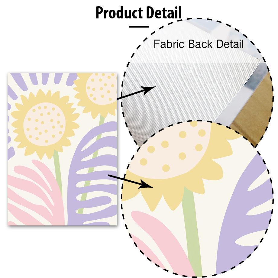 Rainbows & Sunflowers Wall Art Painting on Canvas - Divine Heart L.A.