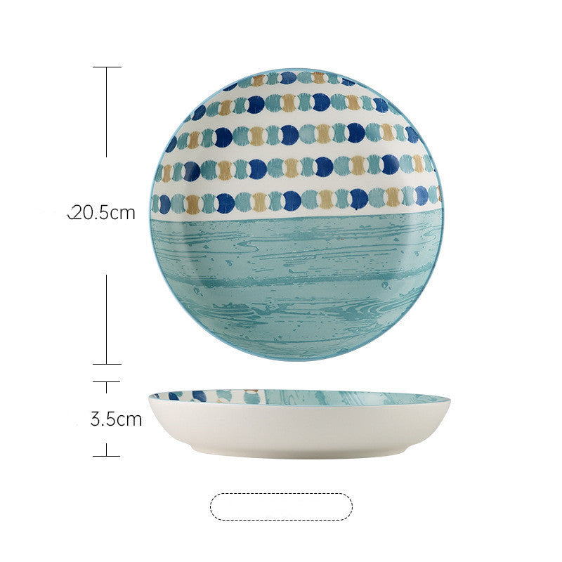 Blue Isla Ceramic Tableware Collection