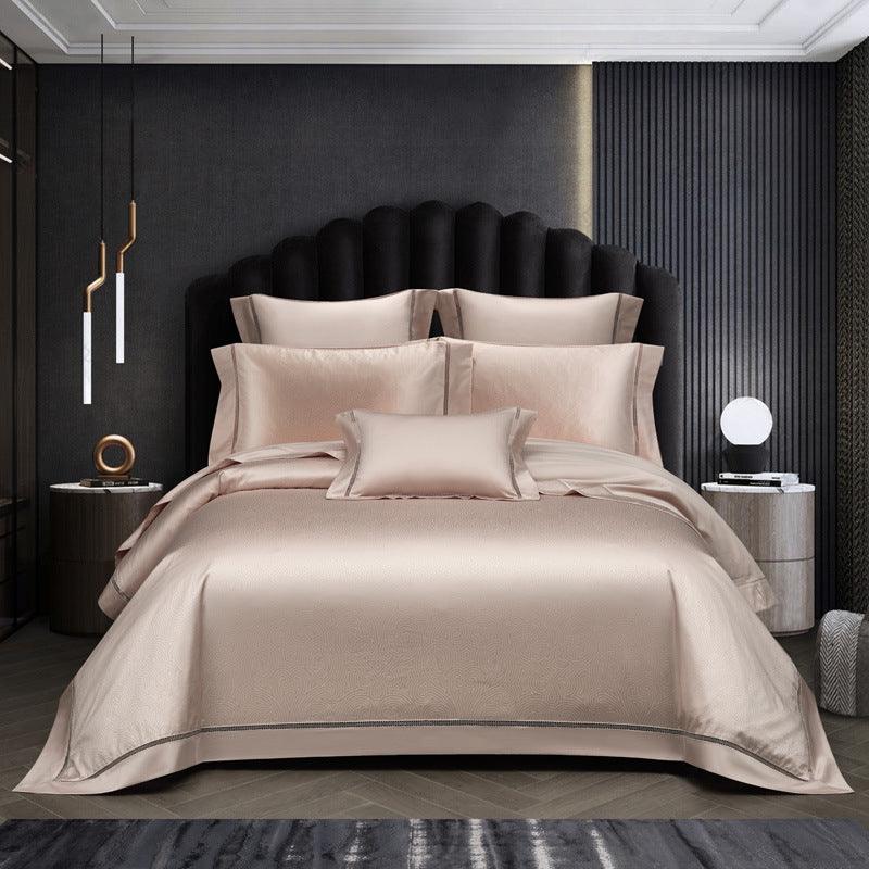 140 Long-staple Cotton Luxury Four-Piece Jacquard Bedding - Divine Heart L.A.