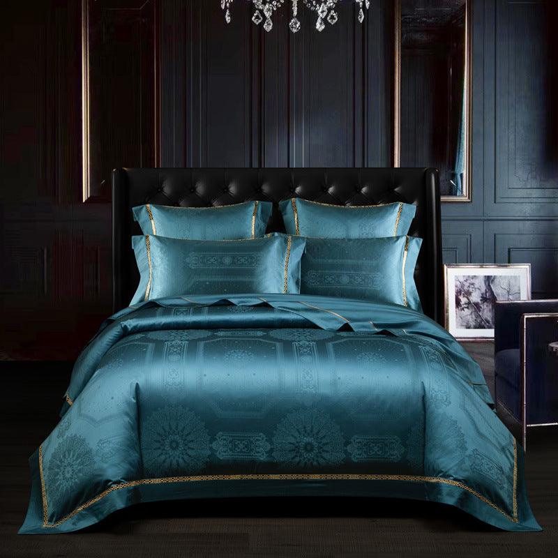 140 Long-staple Cotton Luxury Four-Piece Jacquard Bedding - Divine Heart L.A.