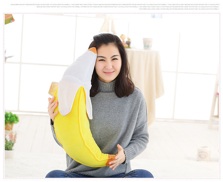 Happy Banana Throw Pillow