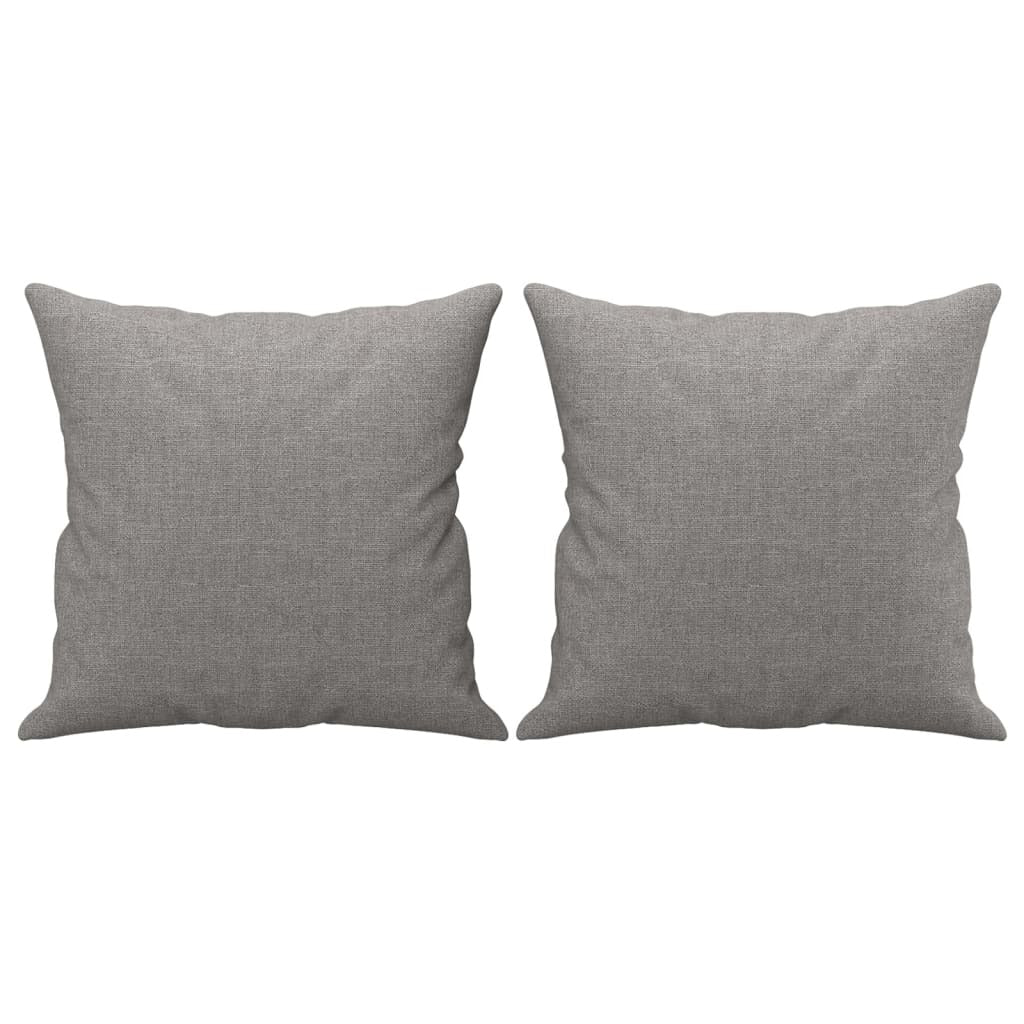 2-Seater Sofa with Pillows & Cushions Light Gray - Divine Heart L.A.