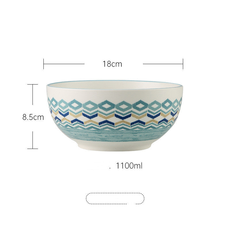 Blue Isla Ceramic Tableware Collection