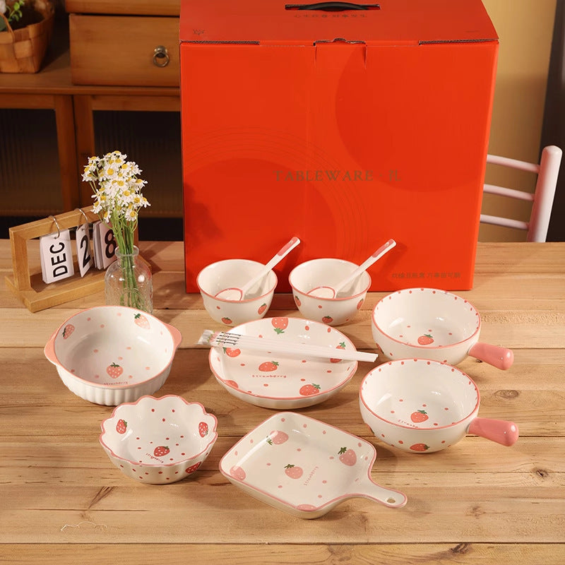 Coquette Strawberry Fields Tableware Collection