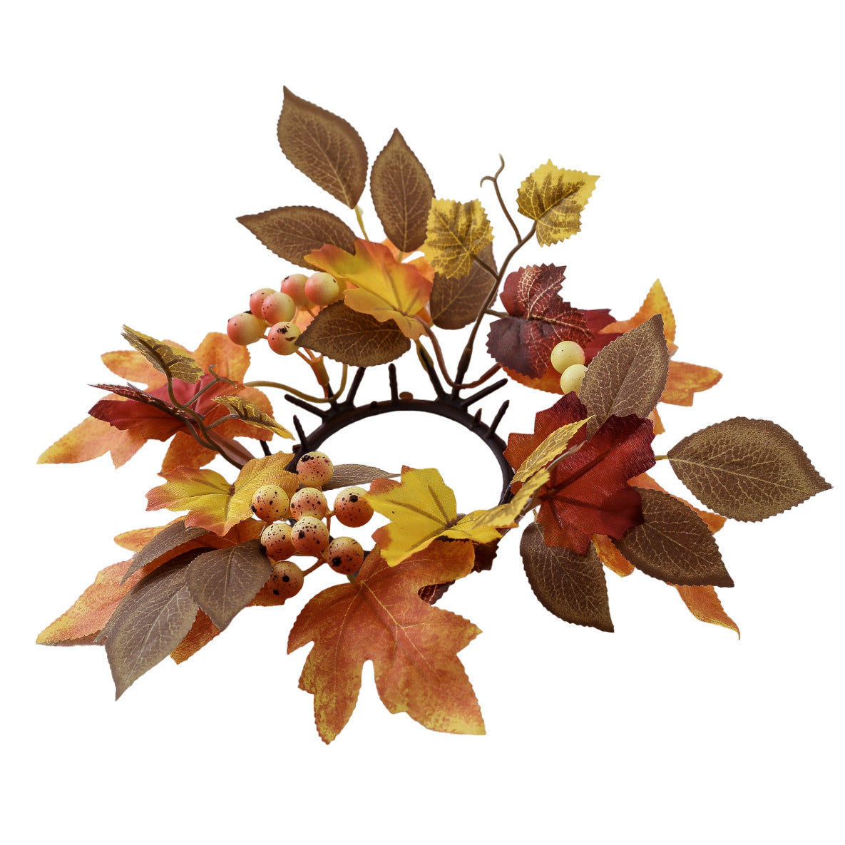 Maple Leaf and Fruit Candlestick Garland