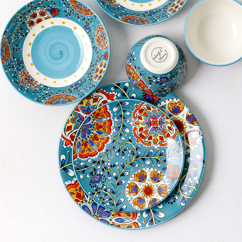 Fancy Peacock Ceramic Tableware Collection