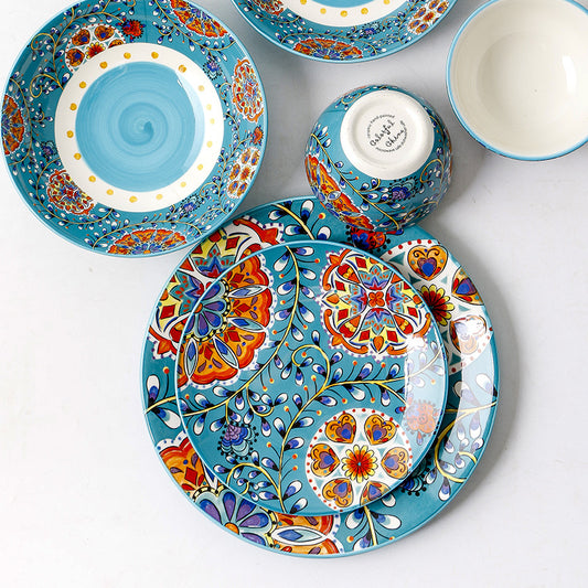 Fancy Peacock Ceramic Tableware Collection