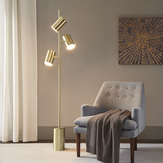 3-Light Metal Floor Lamp - Divine Heart L.A.