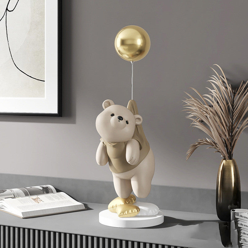 Float Away Little Bear Statue