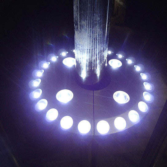 360 Patio Umbrella Light with 28 LED Ring - Divine Heart L.A.