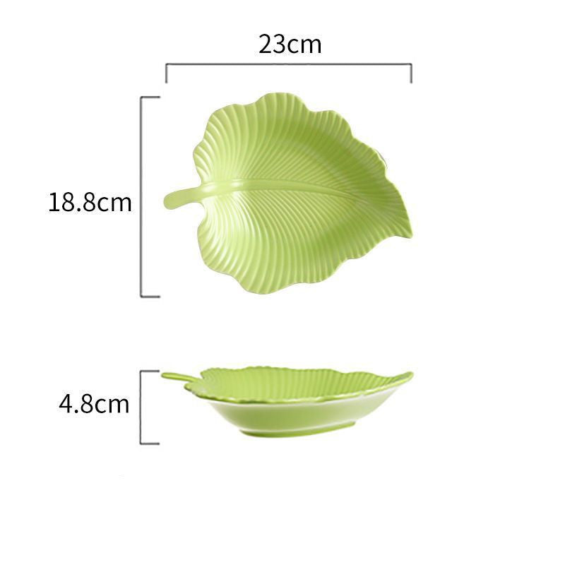 Fall Leaves Ceramic Snack Plate Collection