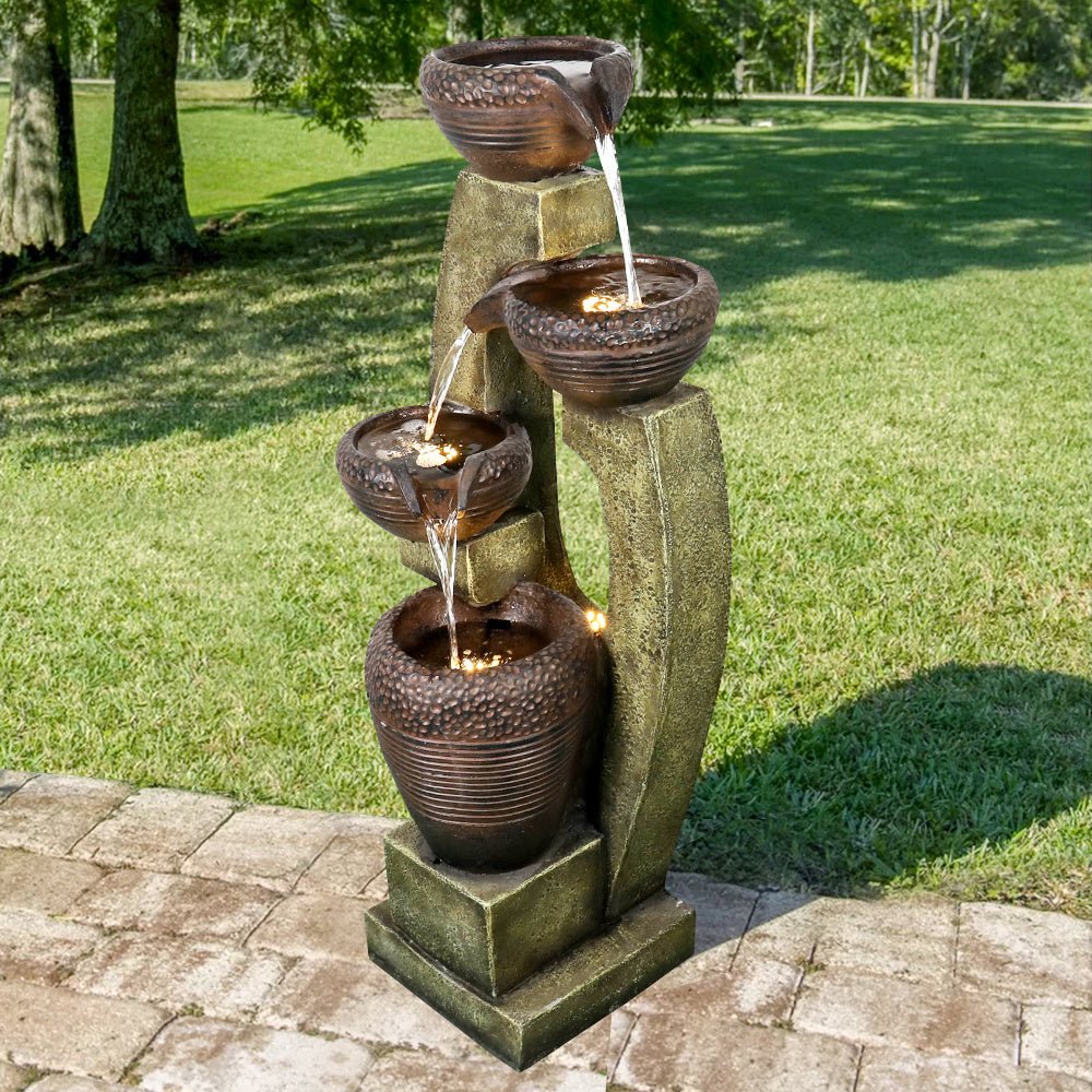 40 in. Outdoor Garden Fountain - Divine Heart L.A.