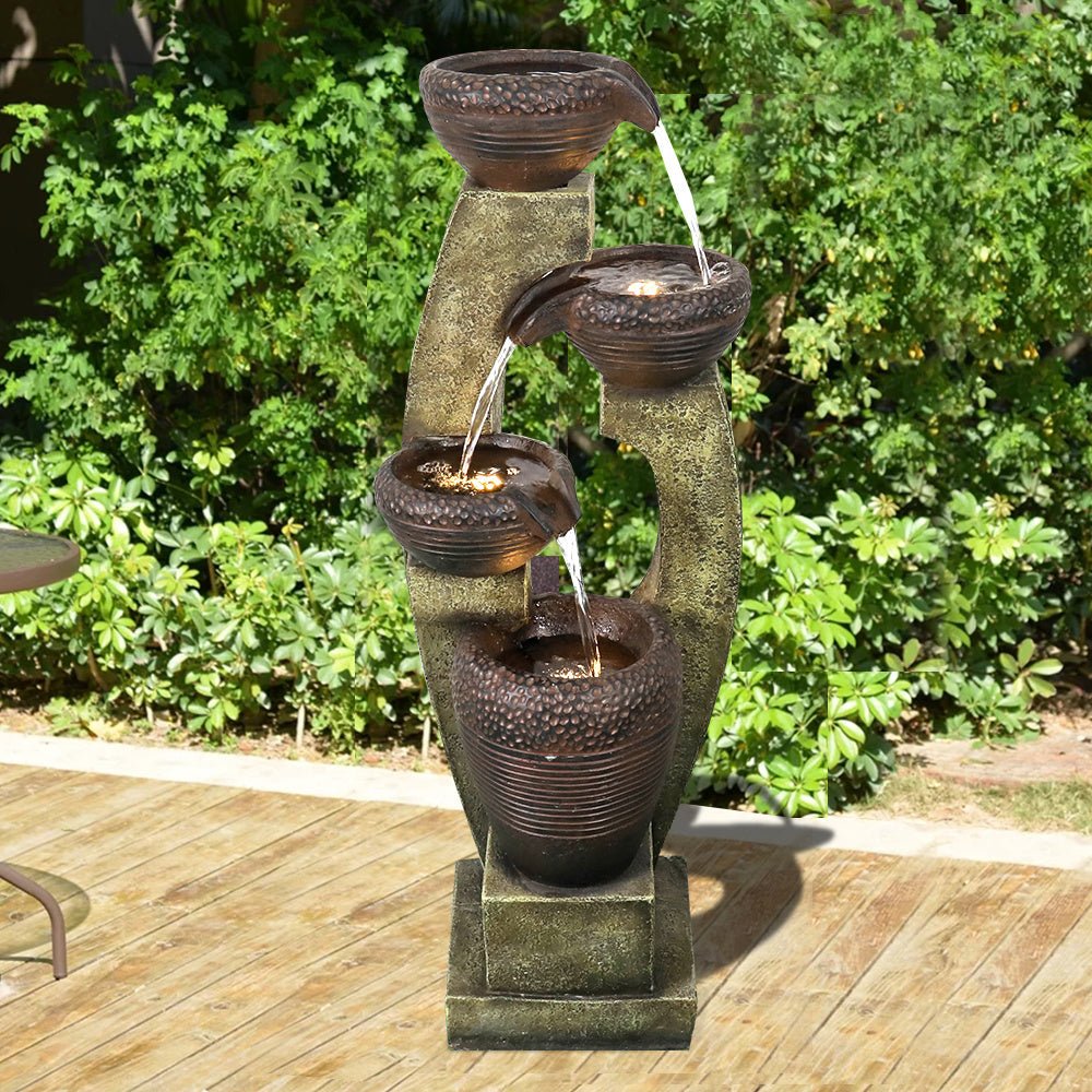 40 in. Outdoor Garden Fountain - Divine Heart L.A.