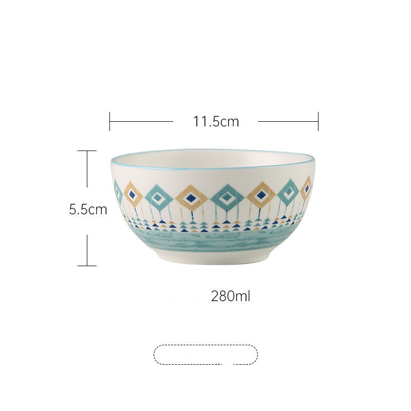 Blue Isla Ceramic Tableware Collection
