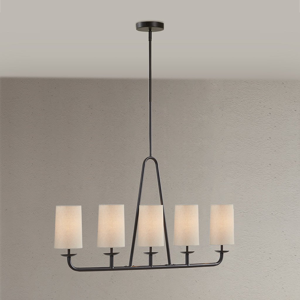 5-Light Linear Chandelier - Divine Heart L.A.