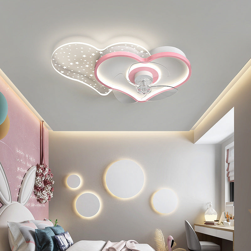 Sweethearts Dance Ceiling Light with Fan