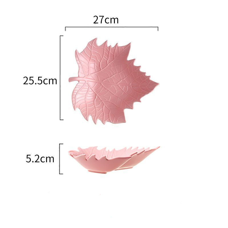 Fall Leaves Ceramic Snack Plate Collection