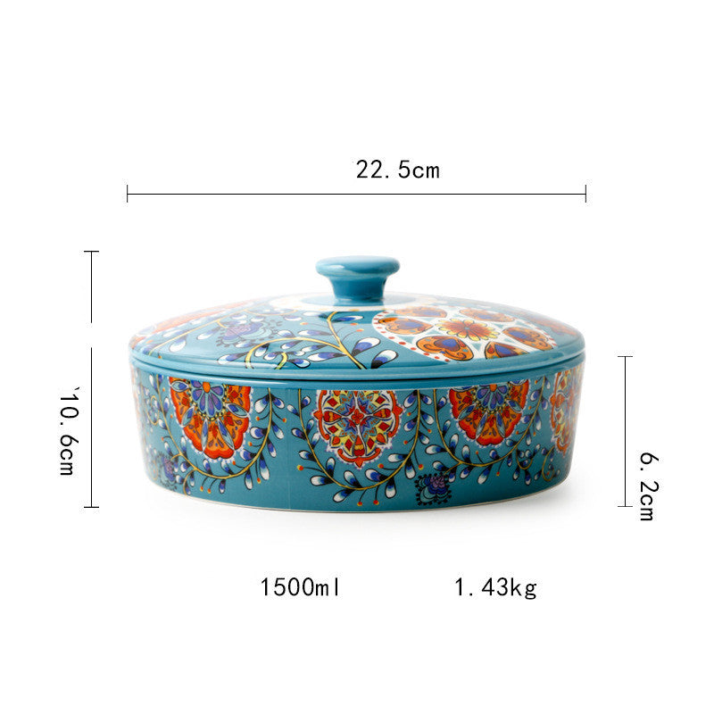 Fancy Peacock Ceramic Tableware Collection