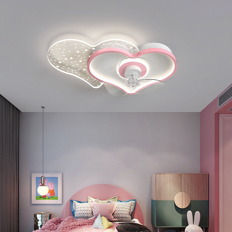 Sweethearts Dance Ceiling Light with Fan