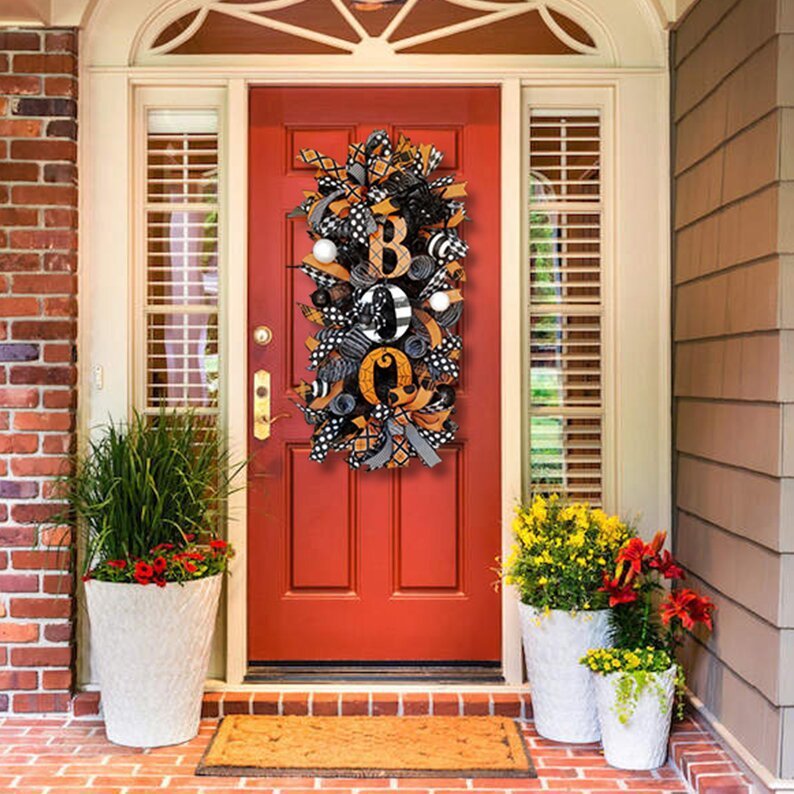 Halloween "Boo" Motif Door Decor
