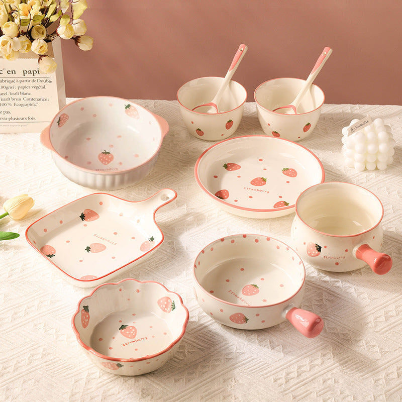 Coquette Strawberry Fields Tableware Collection
