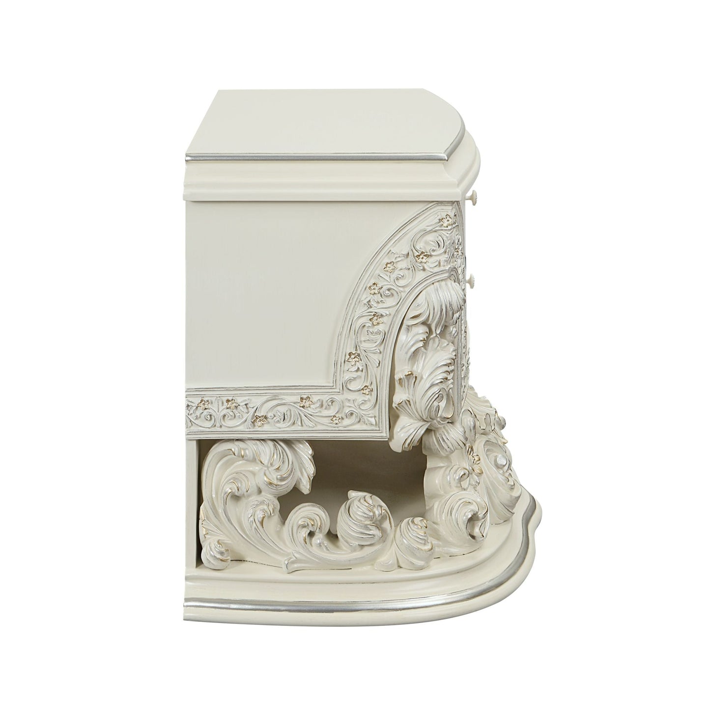 ACME Adara NIGHTSTAND Antique White Finish BD01249 - Divine Heart L.A.