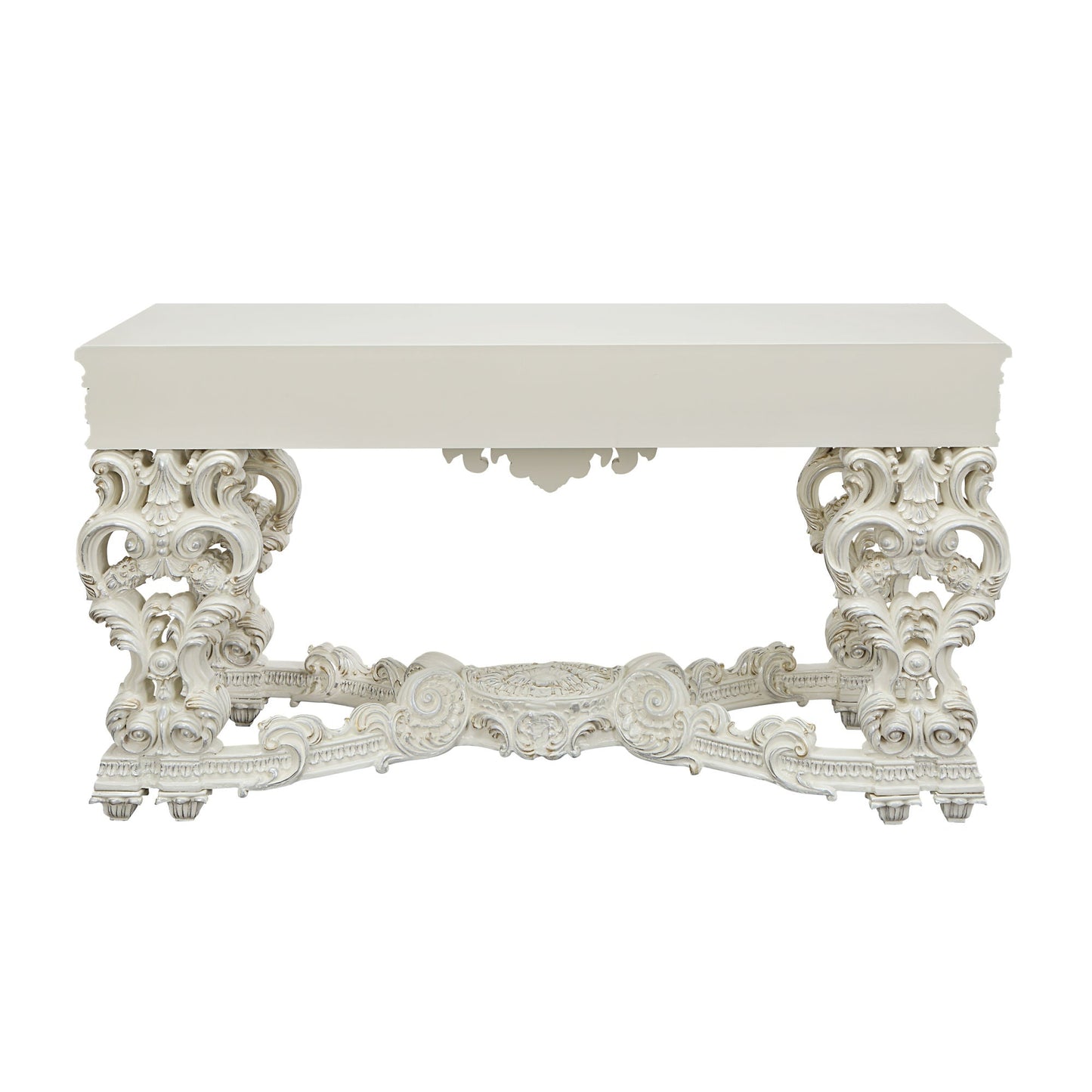 ACME Adara SOFA TABLE Antique White Finish LV01219 - Divine Heart L.A.