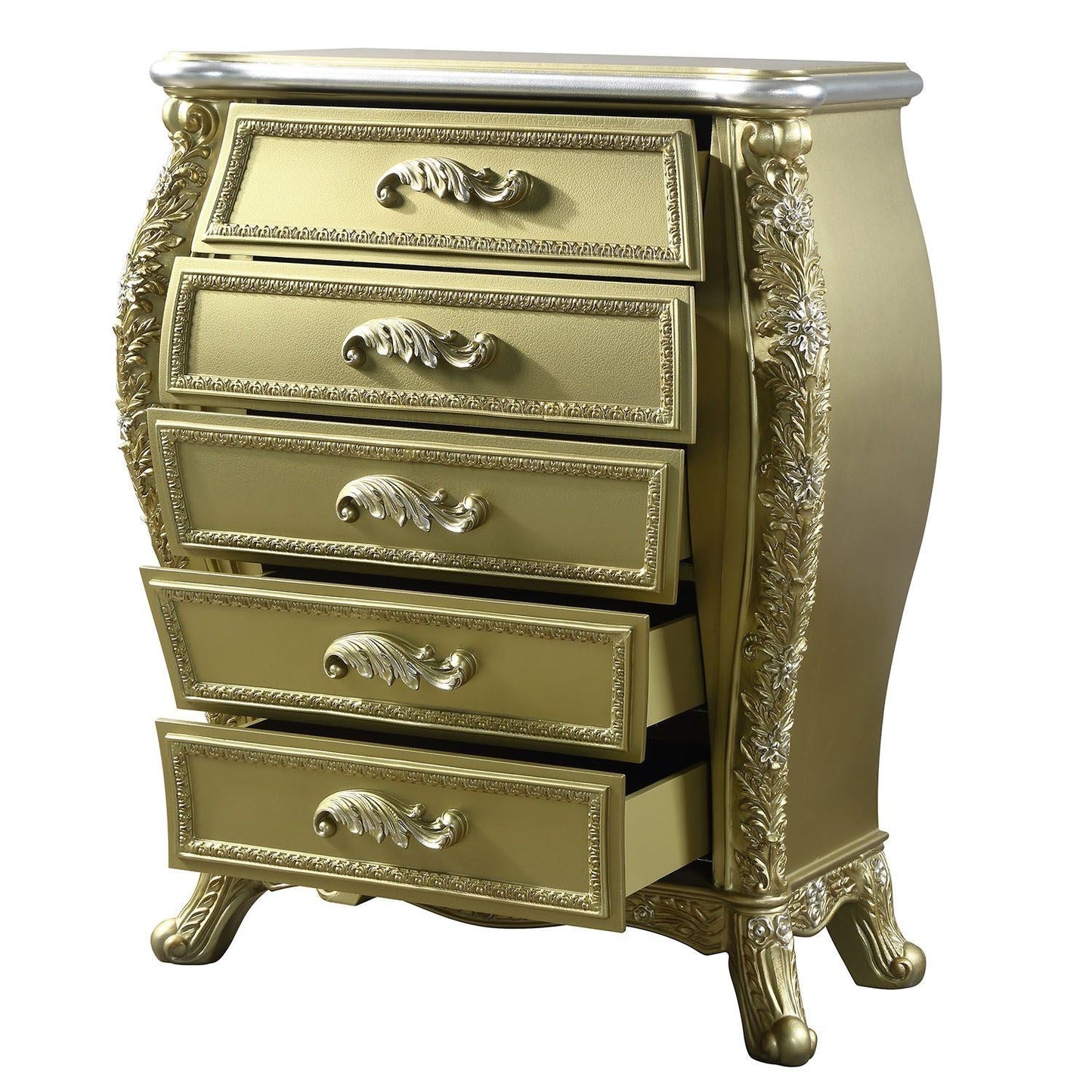 ACME Cabriole CHEST Gold Finish BD01467 - Divine Heart L.A.