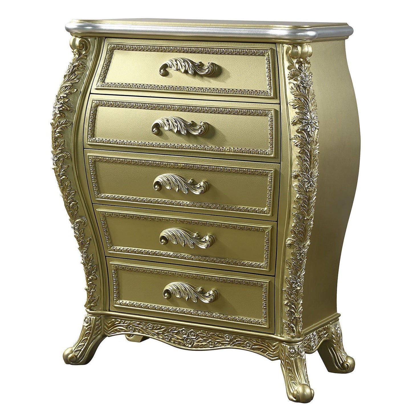 ACME Cabriole CHEST Gold Finish BD01467 - Divine Heart L.A.