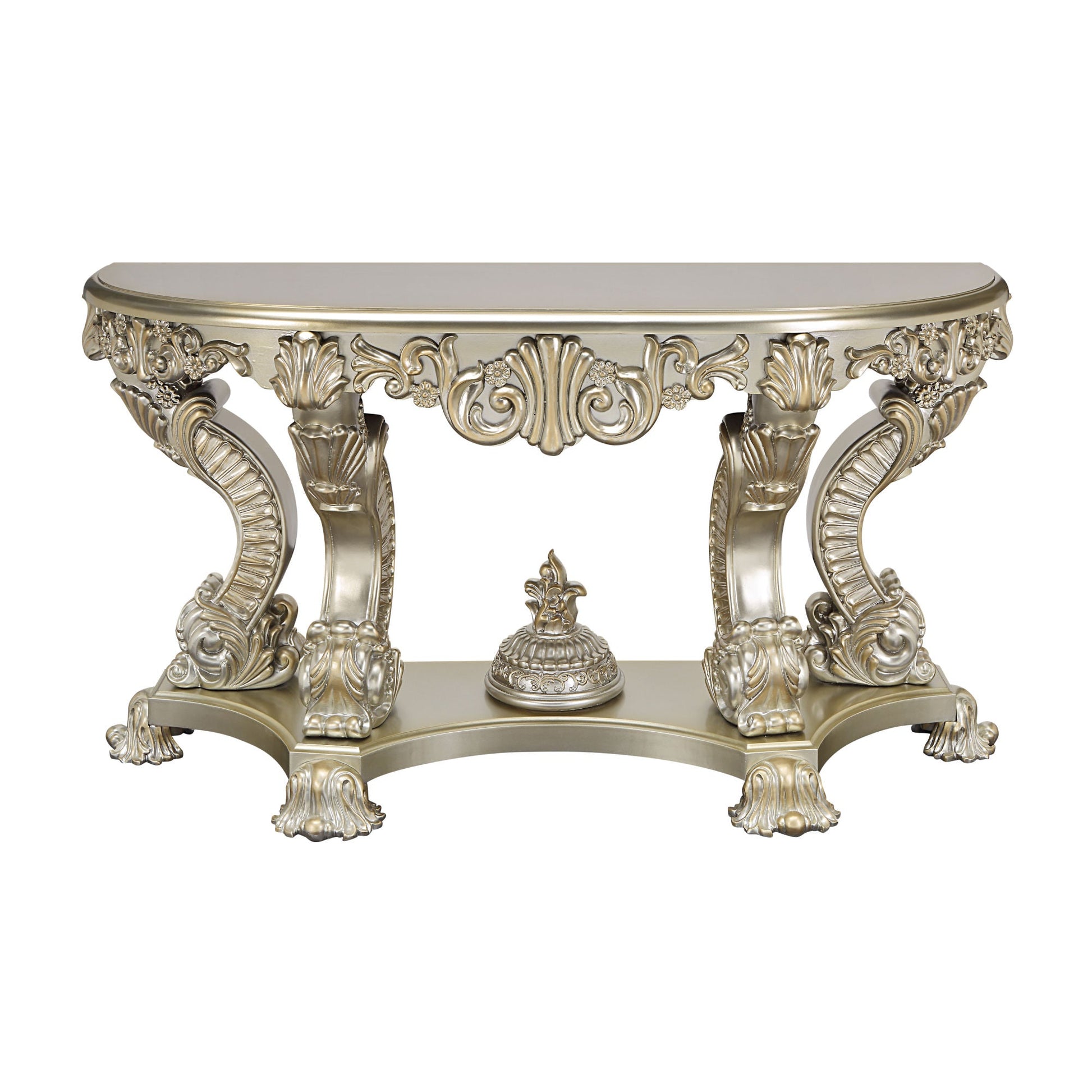 ACME Sorina SOFA TABLE Antique Gold Finish LV01216 - Divine Heart L.A.