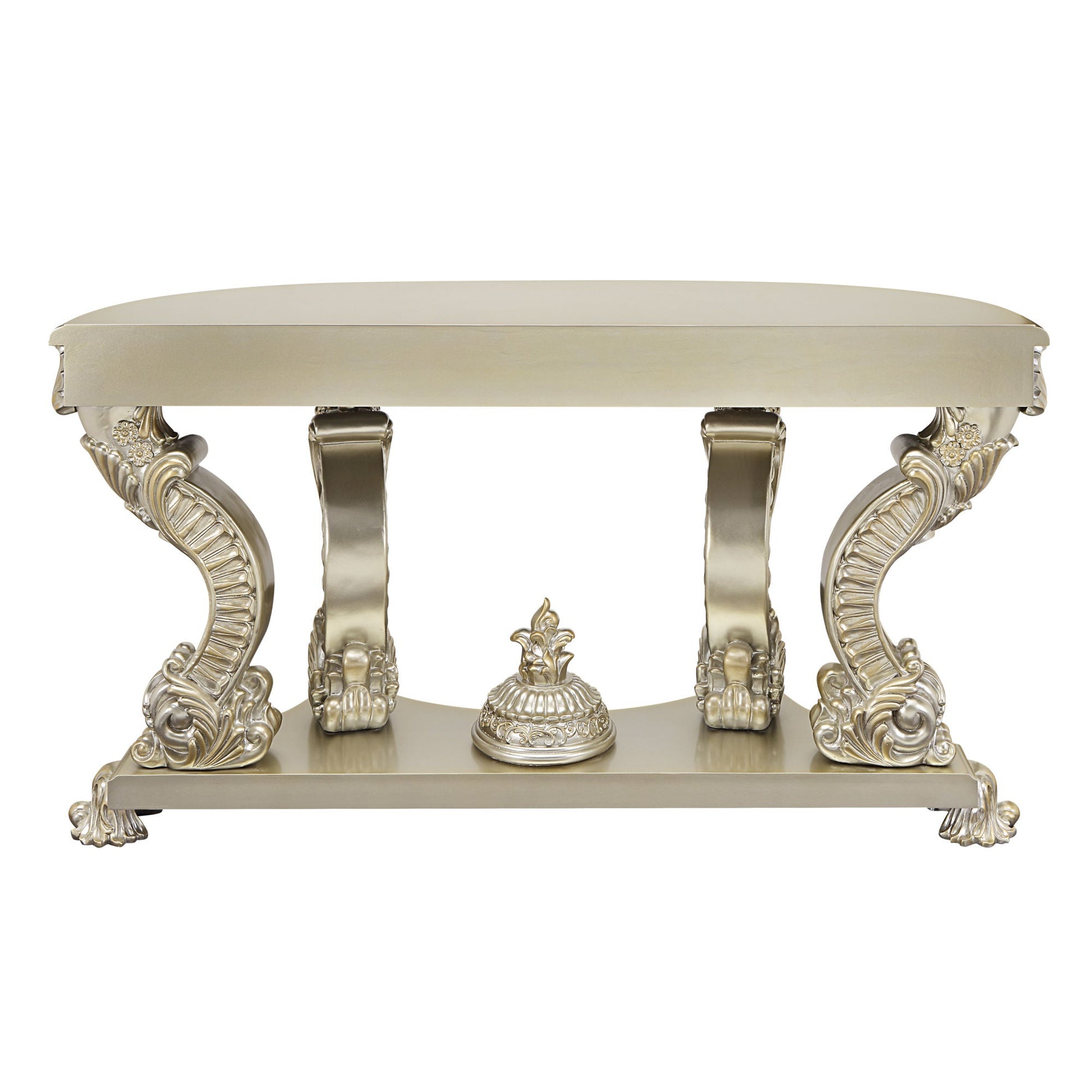 ACME Sorina SOFA TABLE Antique Gold Finish LV01216 - Divine Heart L.A.