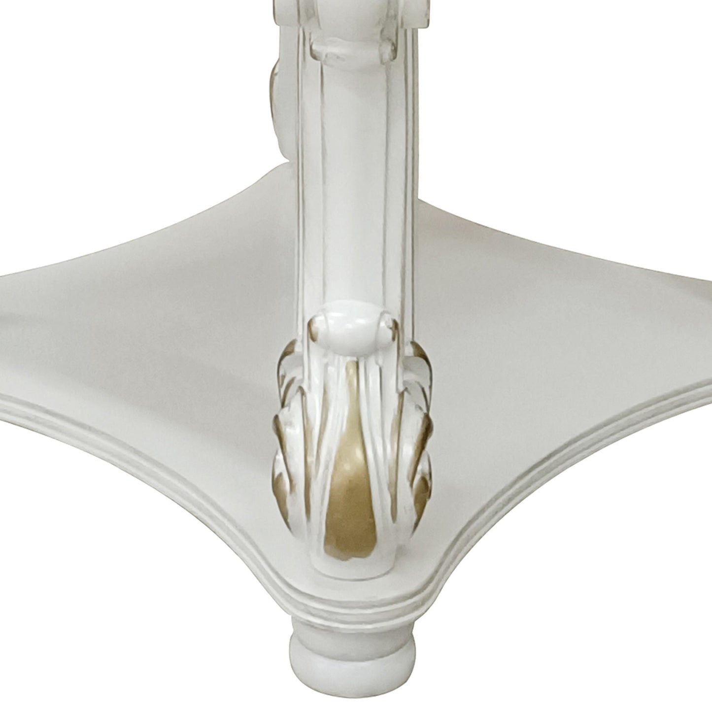 ACME Vendom End table, Antique Pearl Finish LV01328 - Divine Heart L.A.