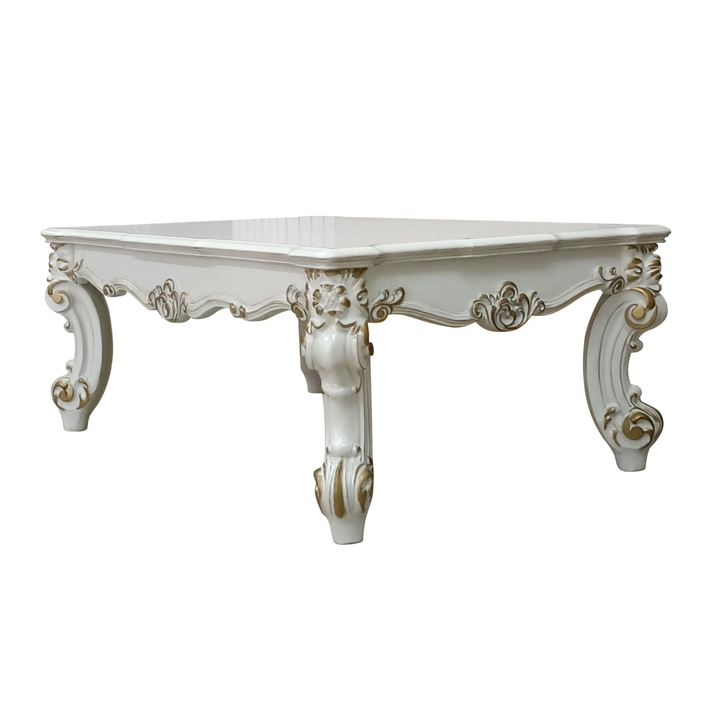 ACME Vendom II Coffee table, Antique Pearl Finish LV01332 - Divine Heart L.A.