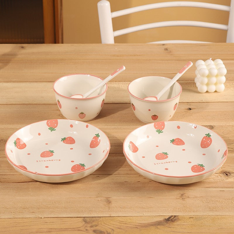 Coquette Strawberry Fields Tableware Collection