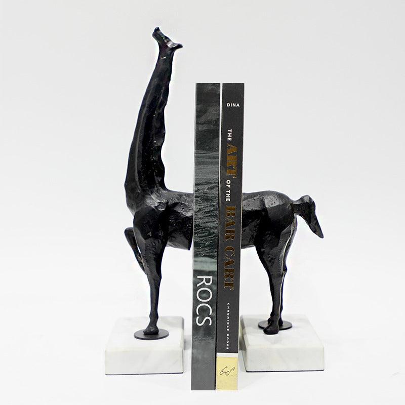 Animal Strength Evoked Pair of Bookends - Divine Heart L.A.