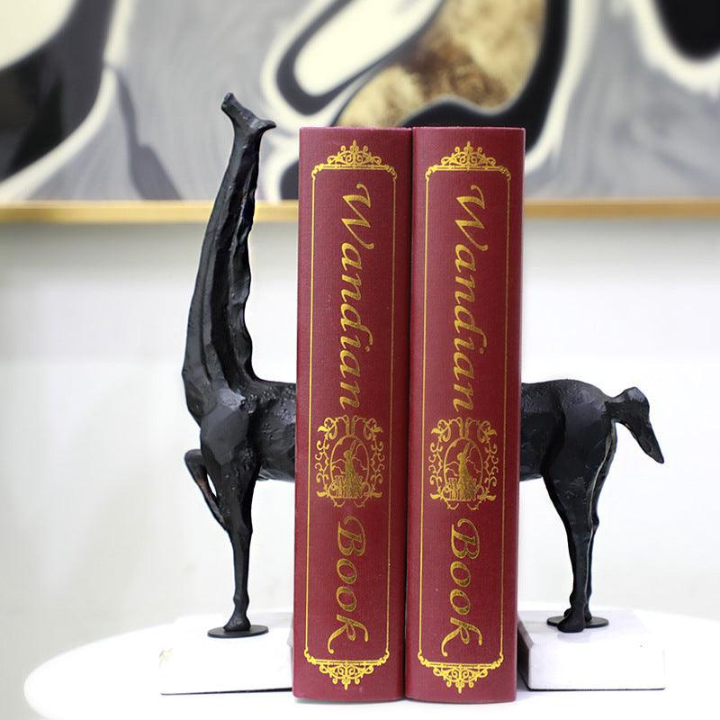 Animal Strength Evoked Pair of Bookends - Divine Heart L.A.