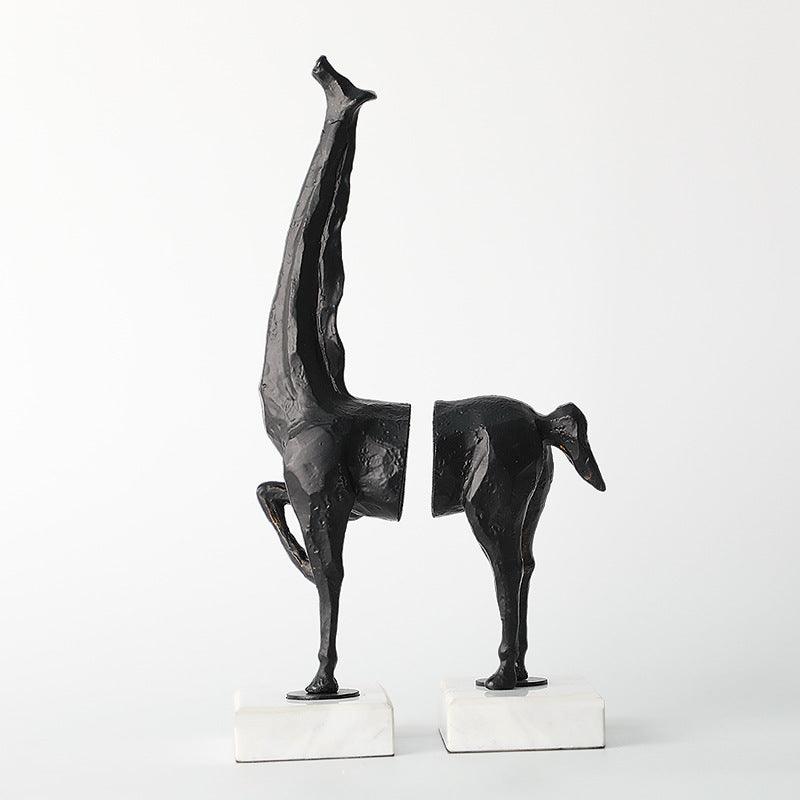 Animal Strength Evoked Pair of Bookends - Divine Heart L.A.