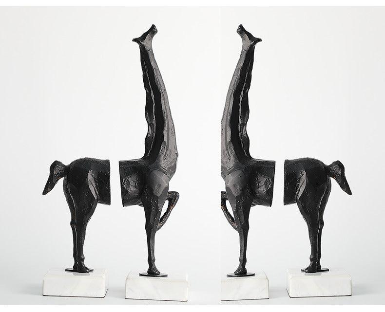 Animal Strength Evoked Pair of Bookends - Divine Heart L.A.