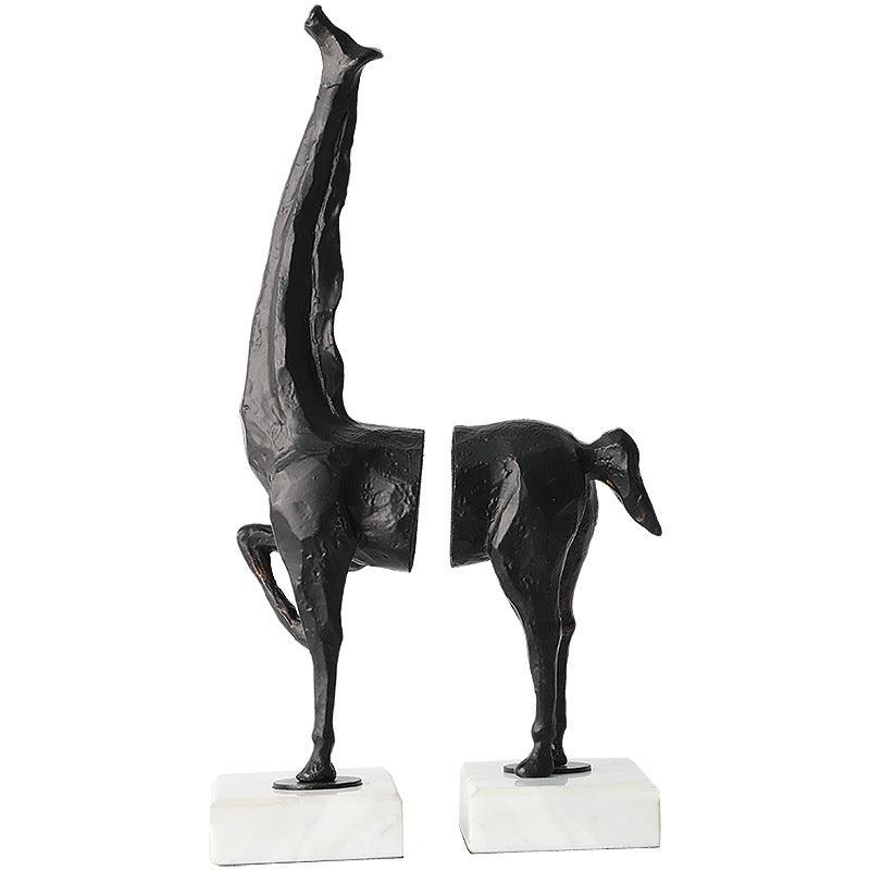 Animal Strength Evoked Pair of Bookends - Divine Heart L.A.