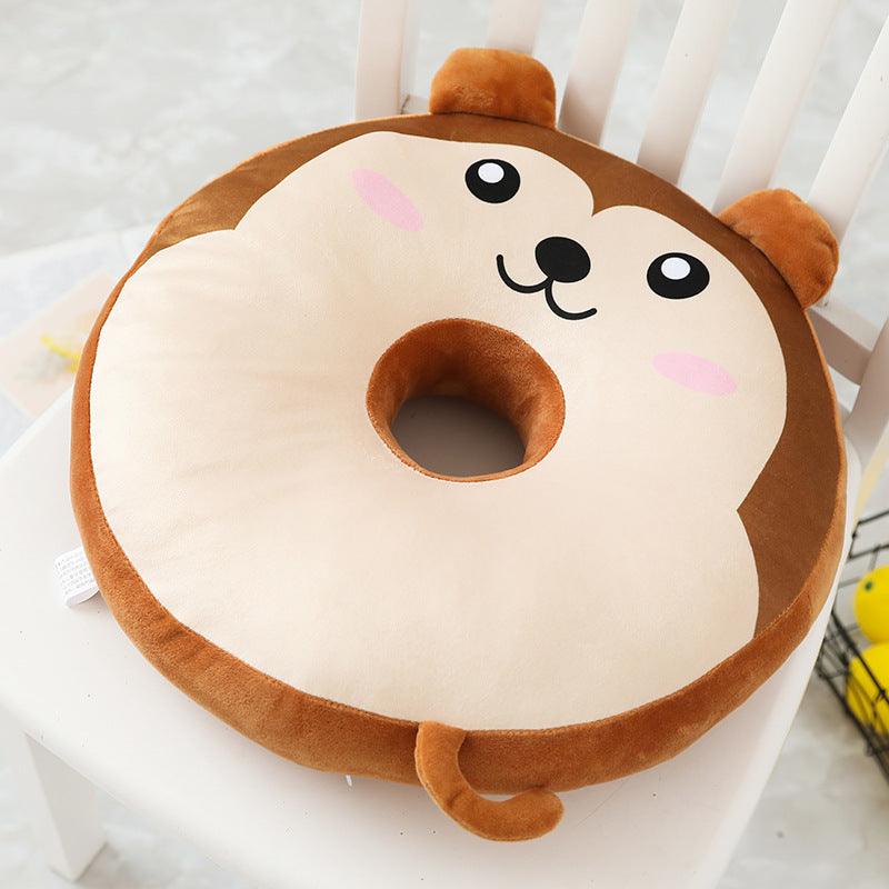 Animal World Donut Throw Pillow - Divine Heart L.A.