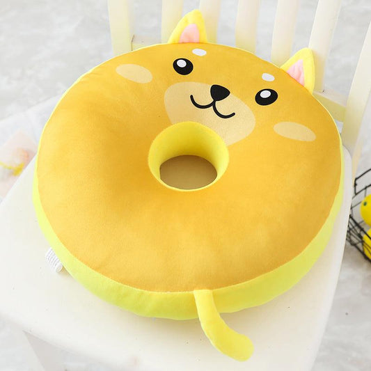 Animal World Donut Throw Pillow - Divine Heart L.A.