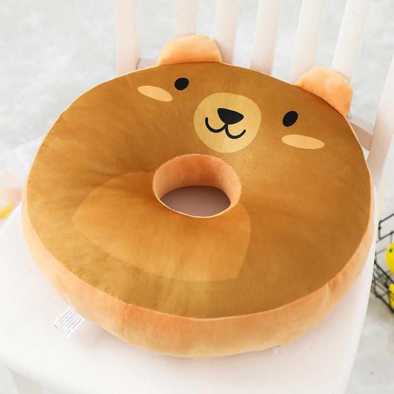 Animal World Donut Throw Pillow - Divine Heart L.A.