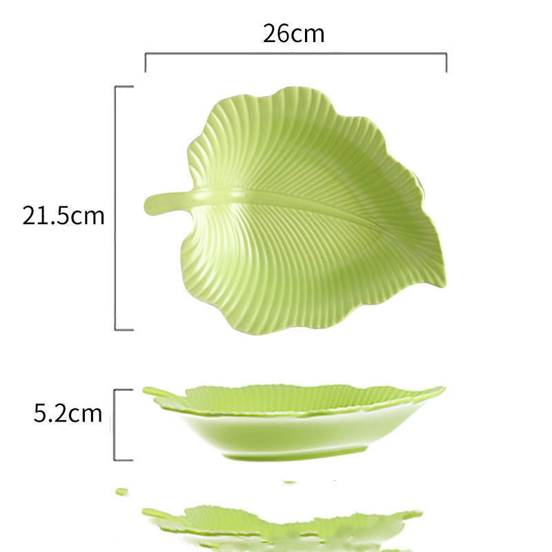 Fall Leaves Ceramic Snack Plate Collection