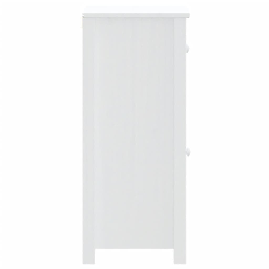 Bathroom Cabinet BERG White 15.7"x13.4"x31.5" Solid Wood Pine - Divine Heart L.A.