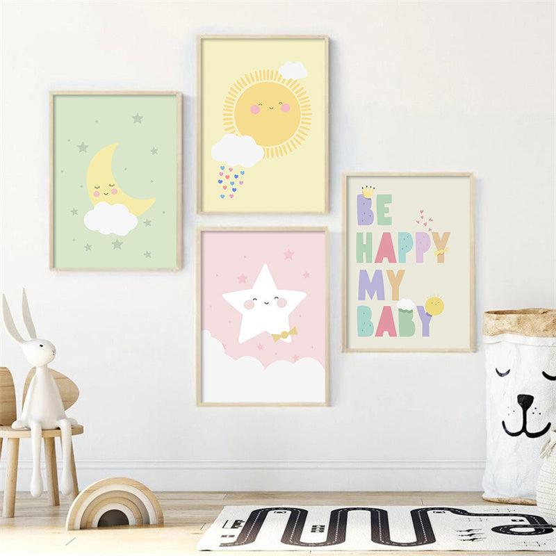 Be My Happy Baby Collection of Canvas Prints - Divine Heart L.A.