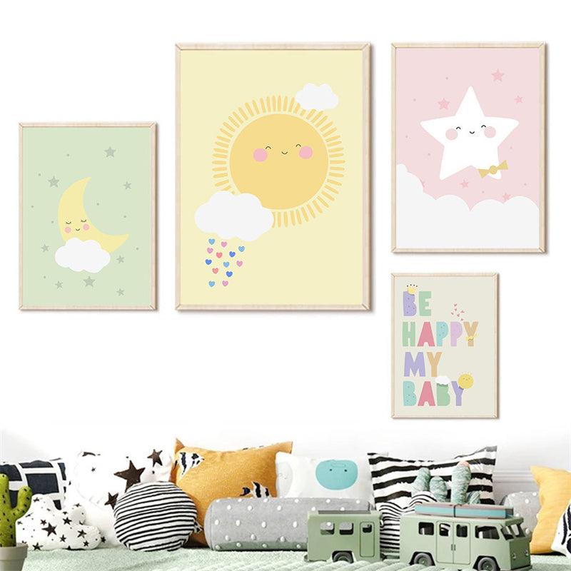 Be My Happy Baby Collection of Canvas Prints - Divine Heart L.A.